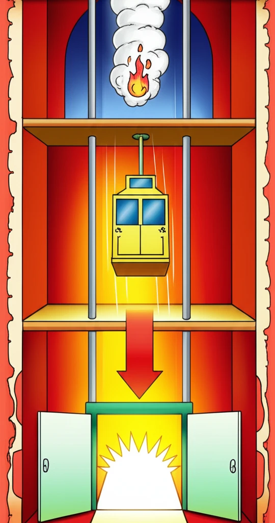 화재 발생 시 엘리베이터 비상 귀착 ..