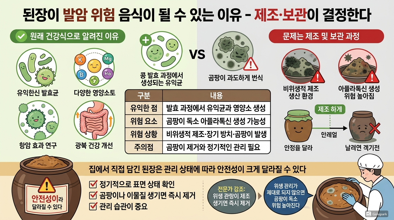 된장이 발암 위험 음식이 될 수 있는 이유