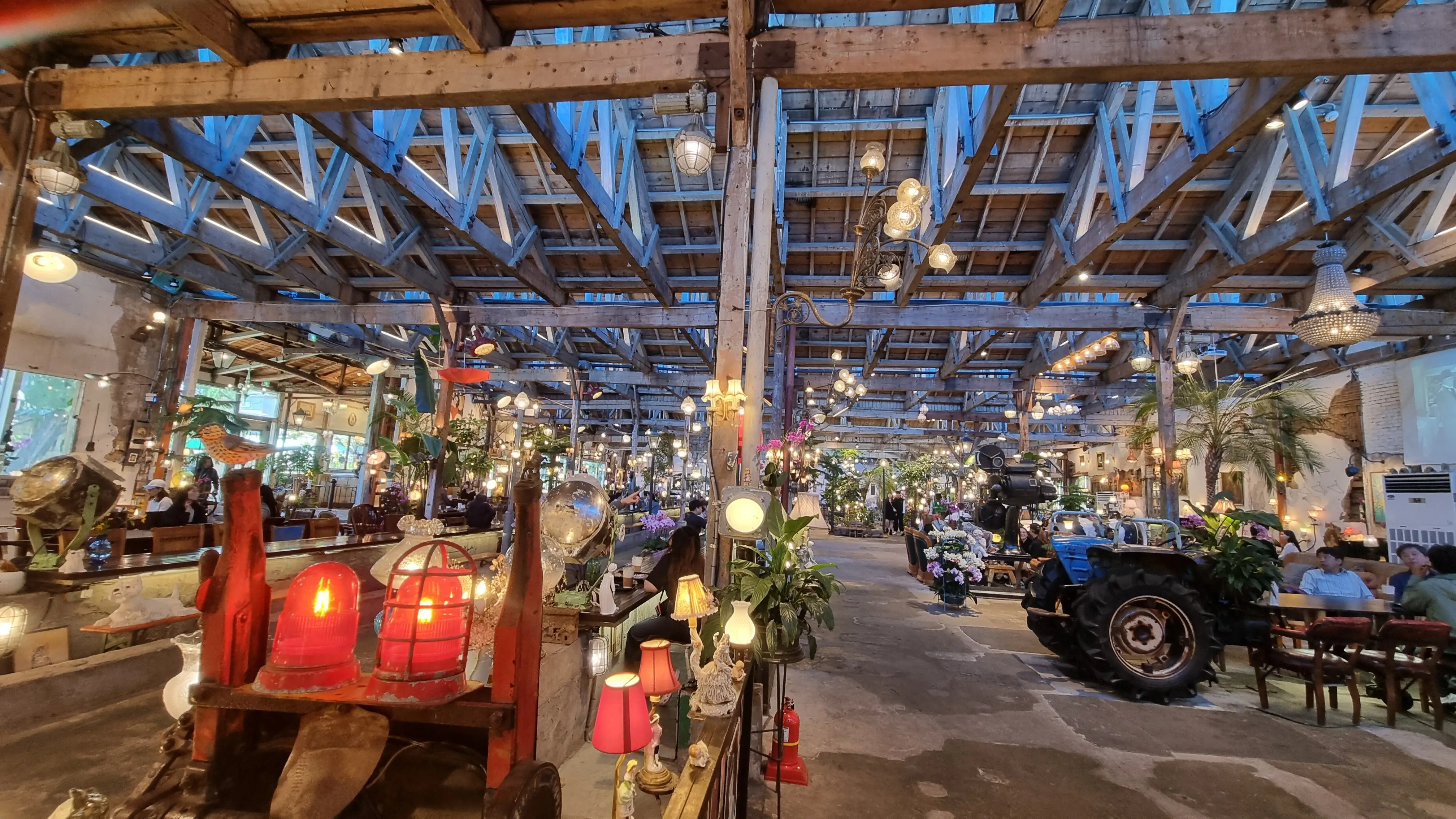 단풍이 시작된 강화 전등사, 레트로 까페 조양방직, 주차장, 메뉴 , 강화도 여행