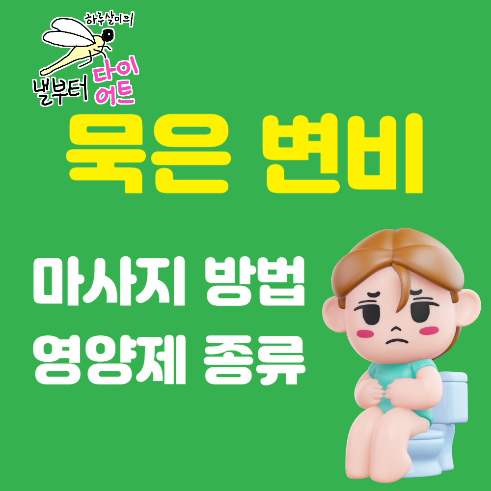 묵은 변비 마사지 방법, 영양제 종류