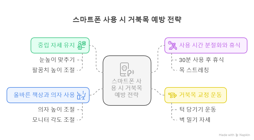 거북목 예방 전략