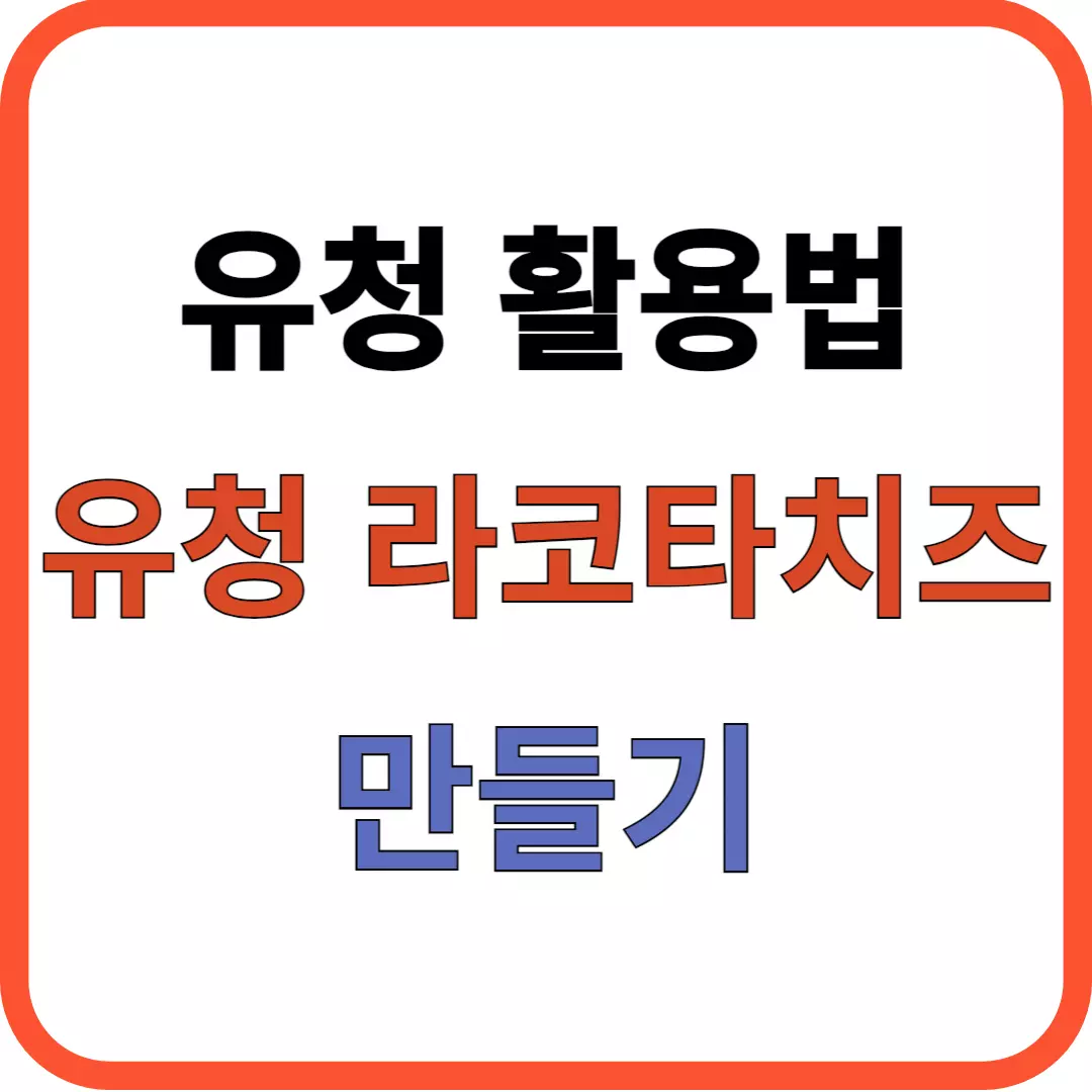 유청 라코타치즈 만들기