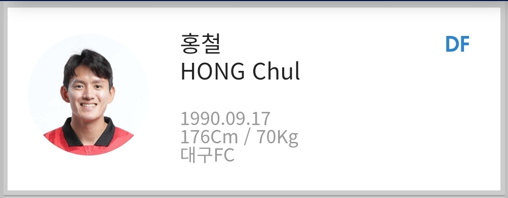 홍철-프로필