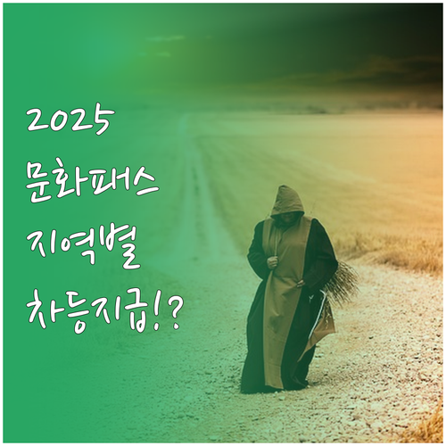 2025년 청년문화예술패스 지역 맞춤..