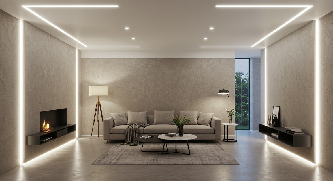 셀프 조명 인테리어 이미지