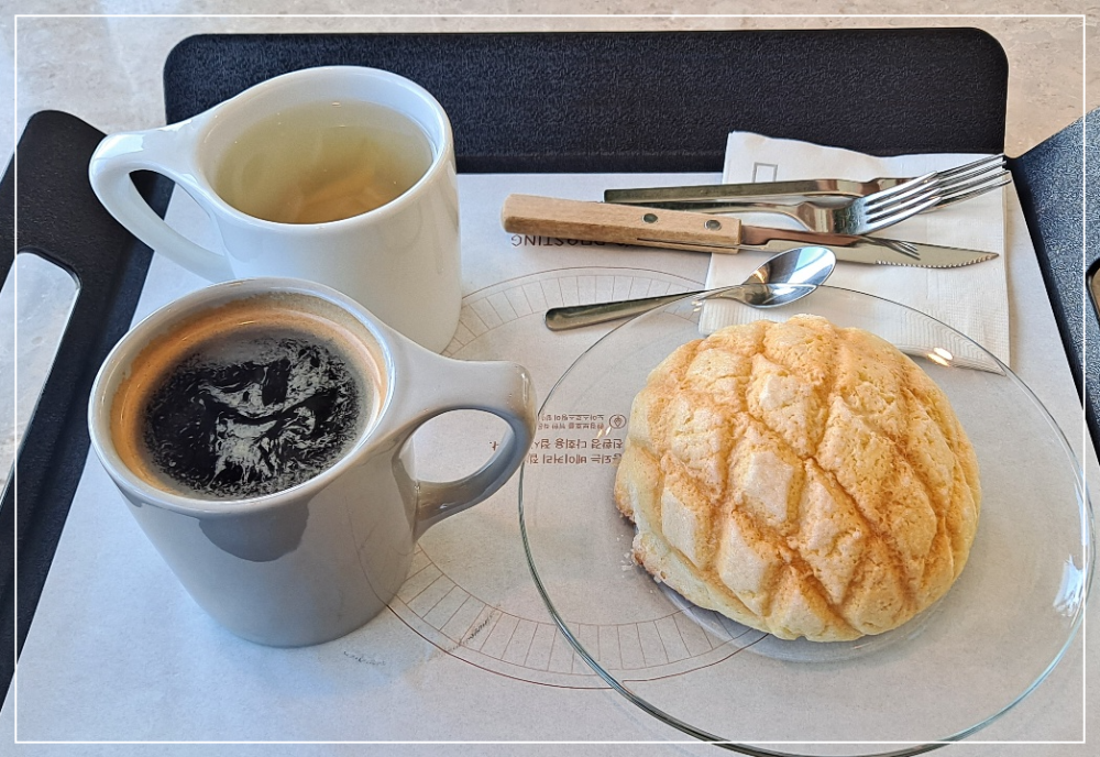 아메리카노-애플모과티-메론빵