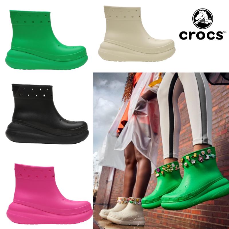 crocs 크록스 클래식 크러쉬 레인 부츠 4컬러 207946-3E8