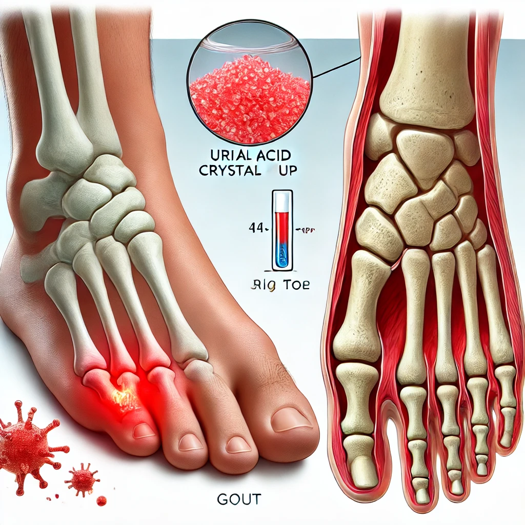 통풍에 좋은 음식 나쁜 음식