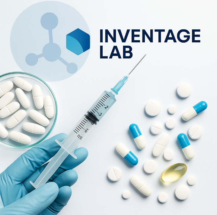 인벤티지랩 주사제 및 알약 이미지