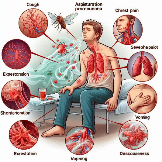 흡인성 폐렴의 증상