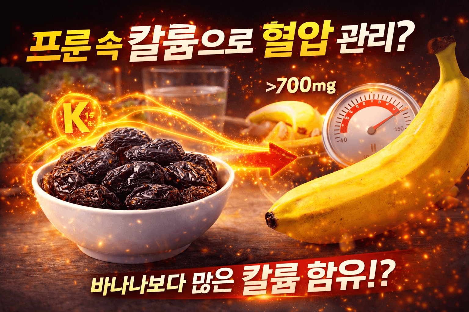 칼륨: 혈압 조절과 체내 균형 유지