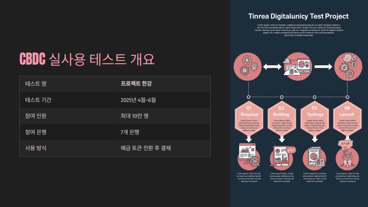 CBDC (중앙은행 디지털화폐) 2025년 실사용
