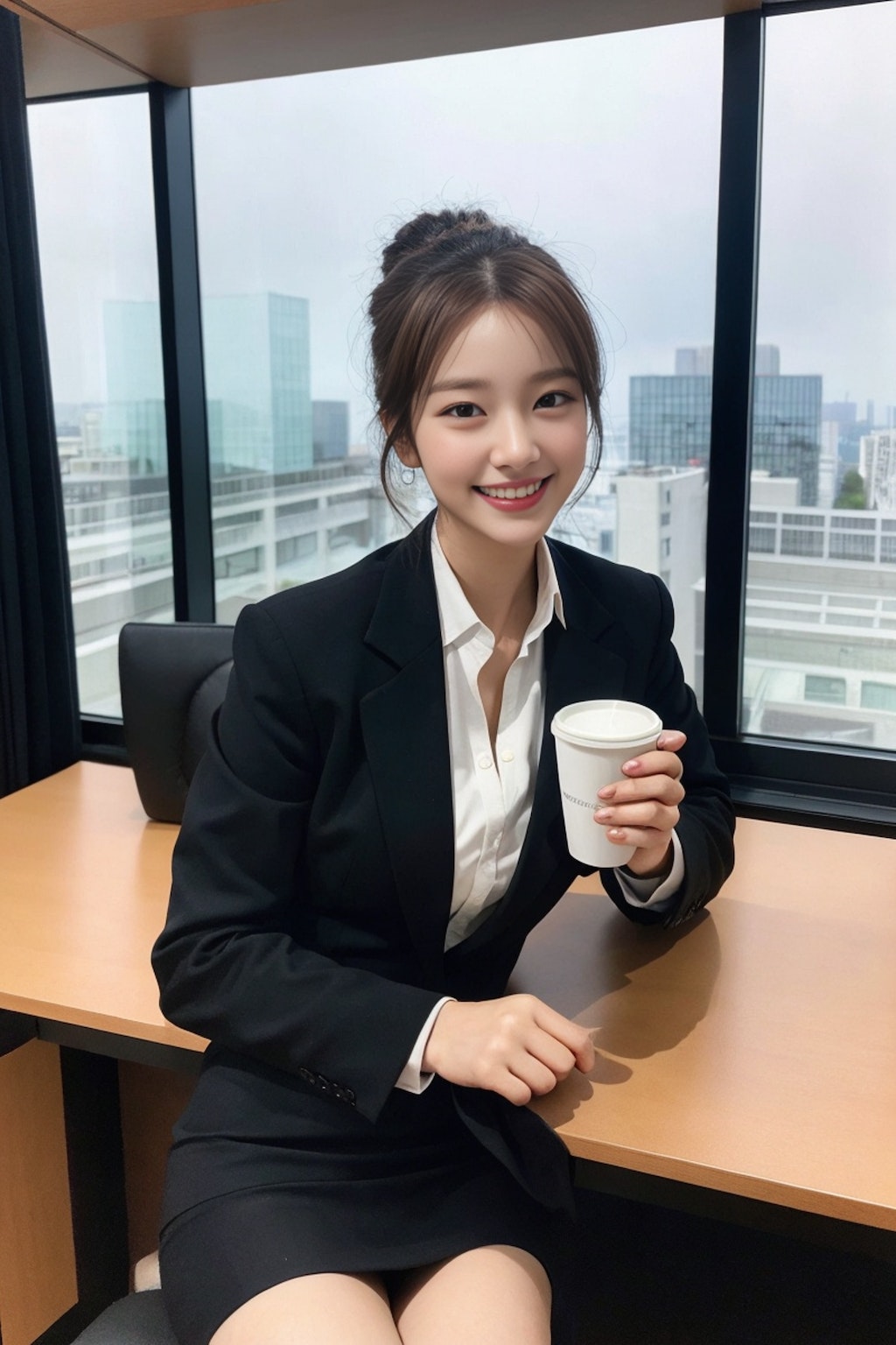 저는 커피를 마시는 사람이 아니라 차를 마시는 사람입니다.