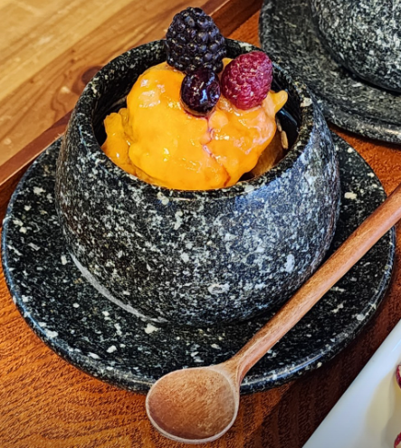 오늘N 한국식아포가토 한방홍시 단지금귤무스케이크 흑임자크림라떼 과일팬케이크 카페 충북 제천 카페1929 커피한잔할래요