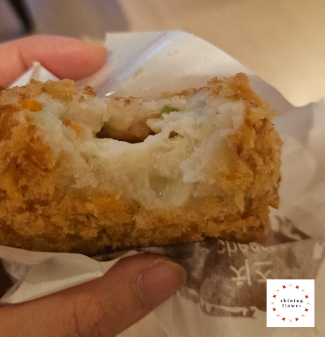 강릉 수제치즈어묵고로케-절단면