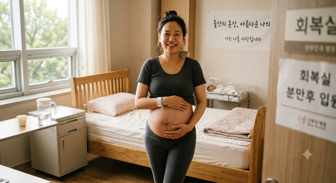 완벽한 보정은 끝 산후 D라인과 튼살을 당당히 공개하는 포스트파텀 긍정주의