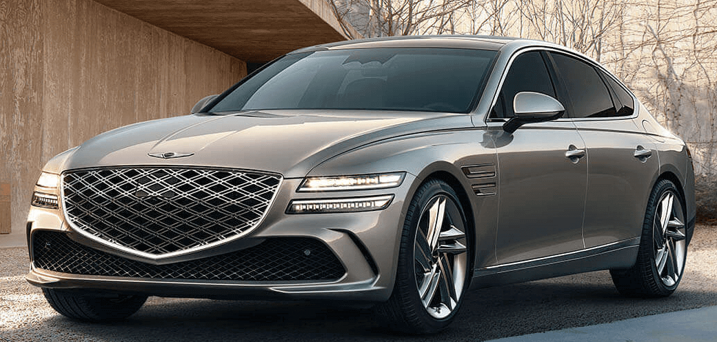 제네시스 G80 페이스리프트 앞모습