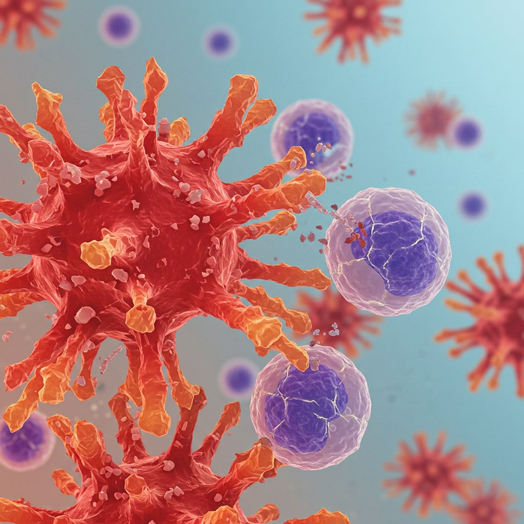 활성 산소의 세포 공격과 인체 손상 메커니즘