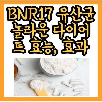 bnr17 유산균의 놀라운 다이어트 효능 효과 Best 4