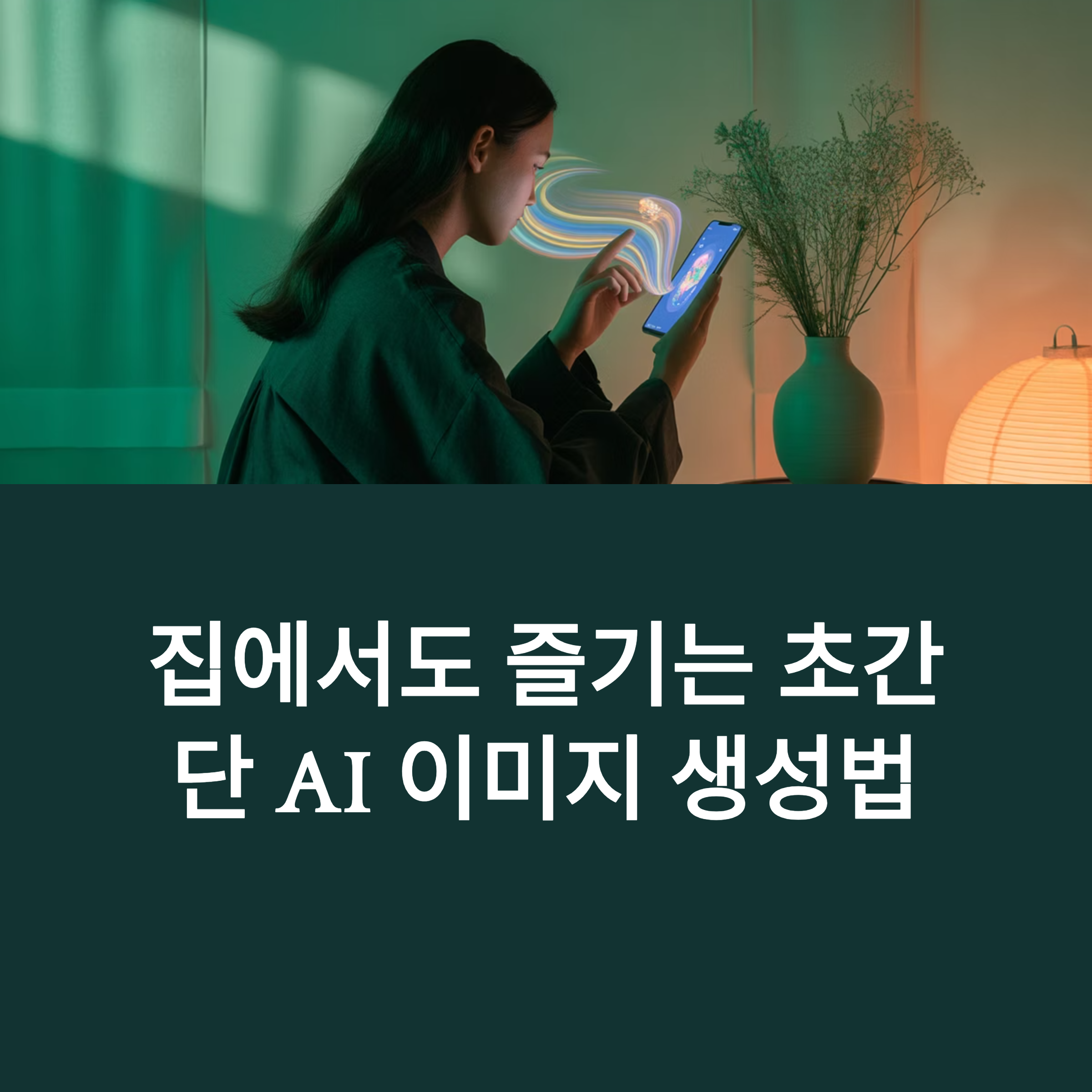 집에서도 즐기는 초간단 AI 이미지 생성법