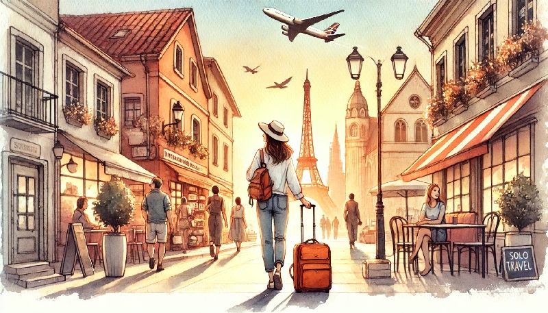 혼자 해외여행하는 법에 대한 이미지