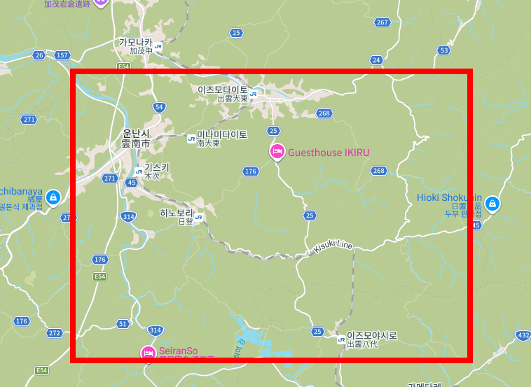 일본지도 한글판 한눈에 보기