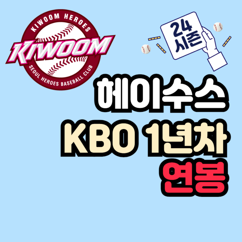 키움 히어로즈 헤이수스 연봉