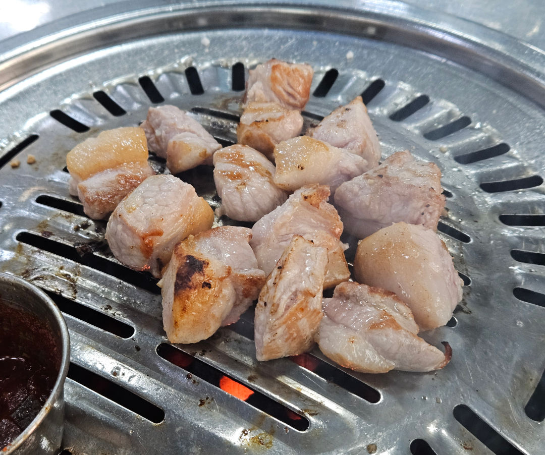 명리동 식당 흑돼지 삼겹살