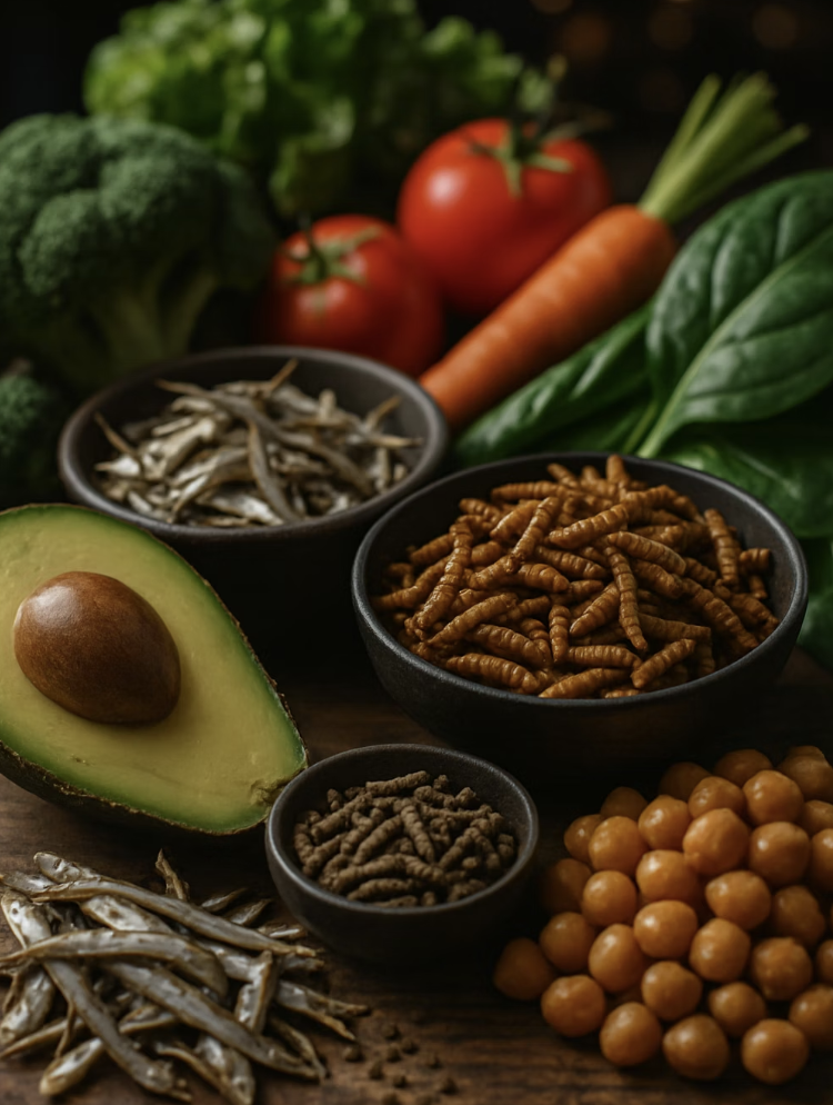 채소만? 진짜 특식을 챙겨주세요