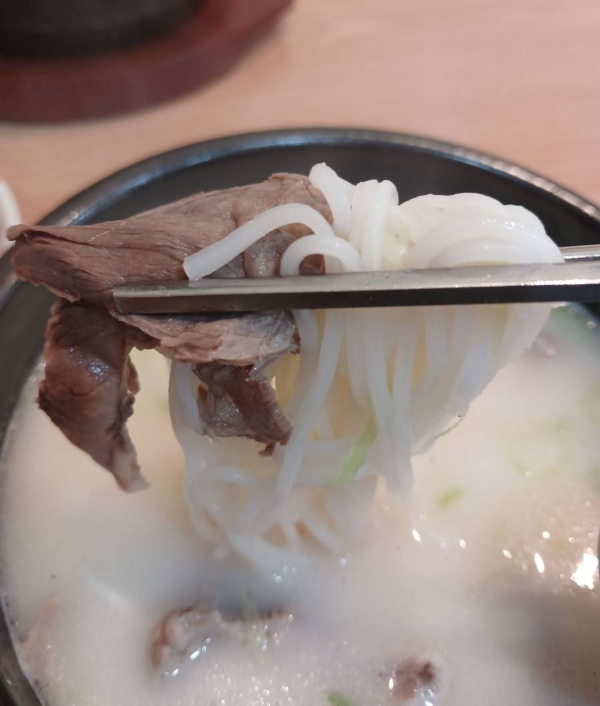 한촌 설렁탕 한젓가락