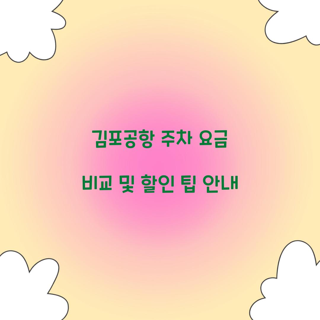 김포공항 주차