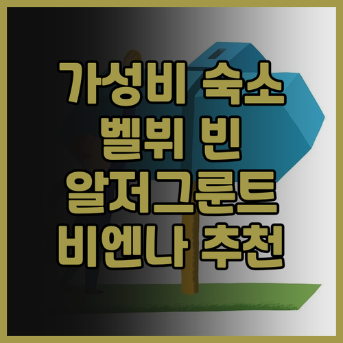 비엔나 호텔 벨뷔 빈 후기 가성비 숙..