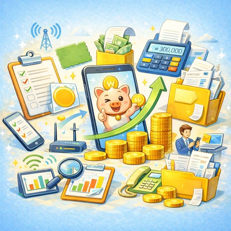 통신비 절세 방법과 비용처리 가능한 항목들