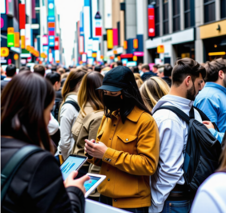 바이러스 통계를 확인하고있는 사람들