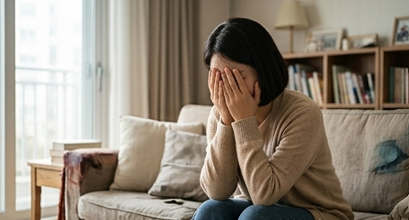 화내고 후회하는 엄마