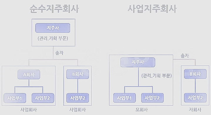 지주 회사의 지배 구조