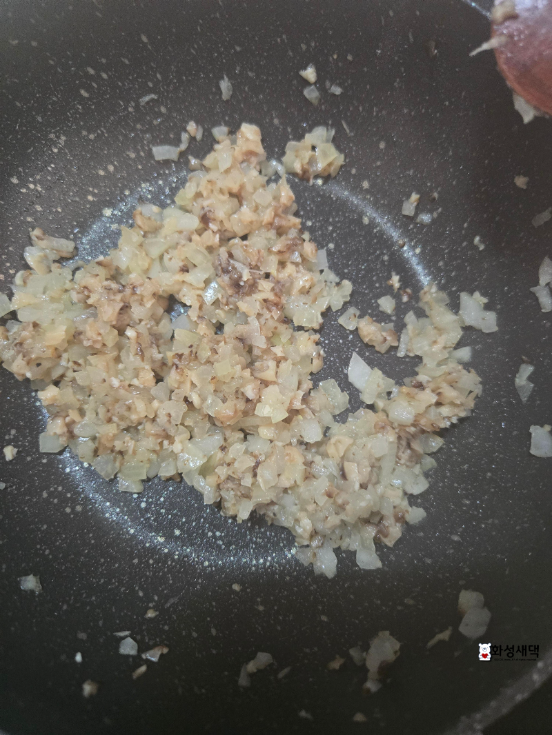 표고버섯-두부-리조또