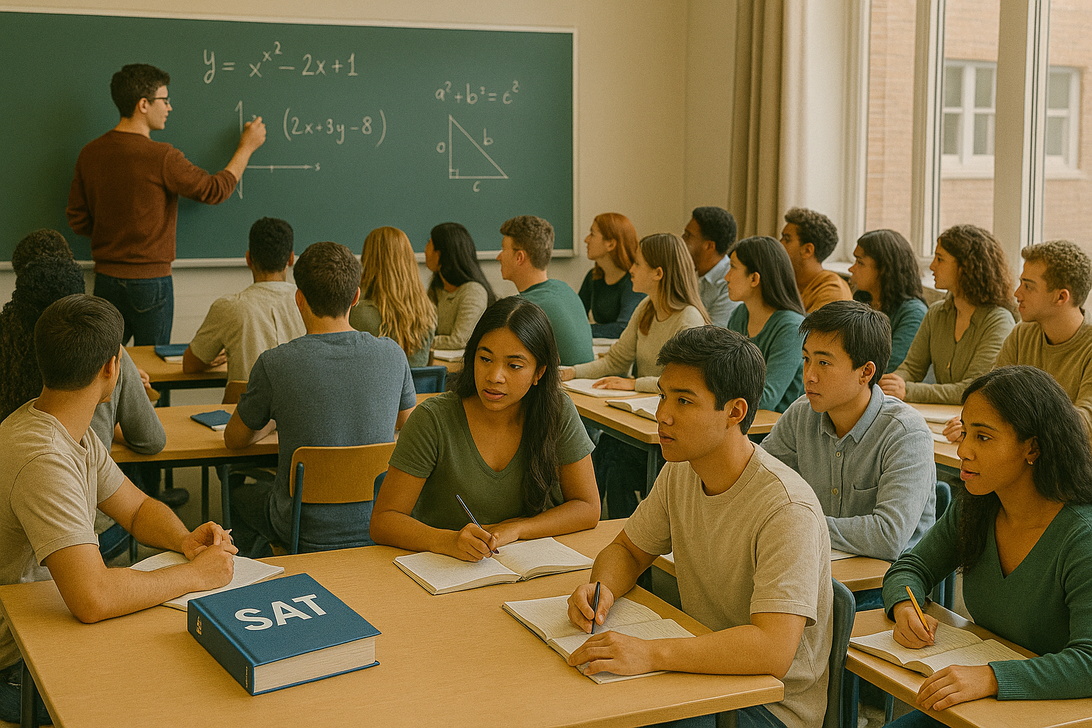 입시준비하는 학생들