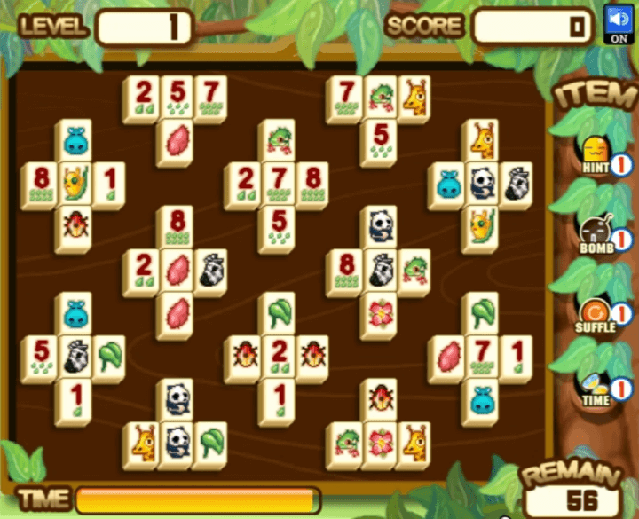 동물-짝맞추기-플래시게임-시작-화면