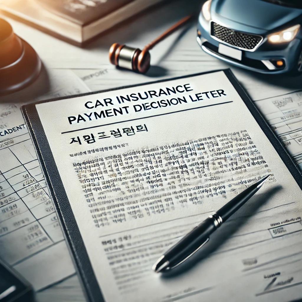 자동차보험 지급결의서