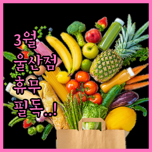 2026년 3월 홈플러스 울산점 정기..