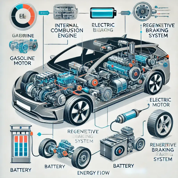 하이브리드 자동차의 기본 구조와 작동 원리