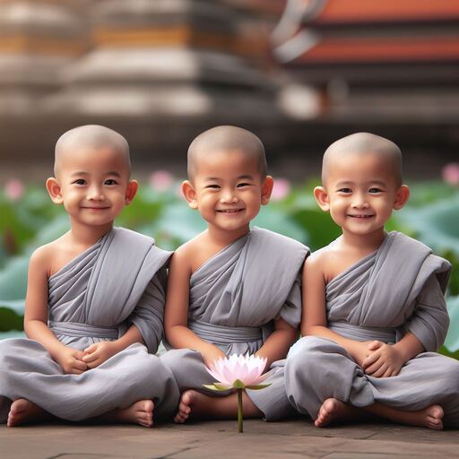 부천님 오신 날 동자승 이미지