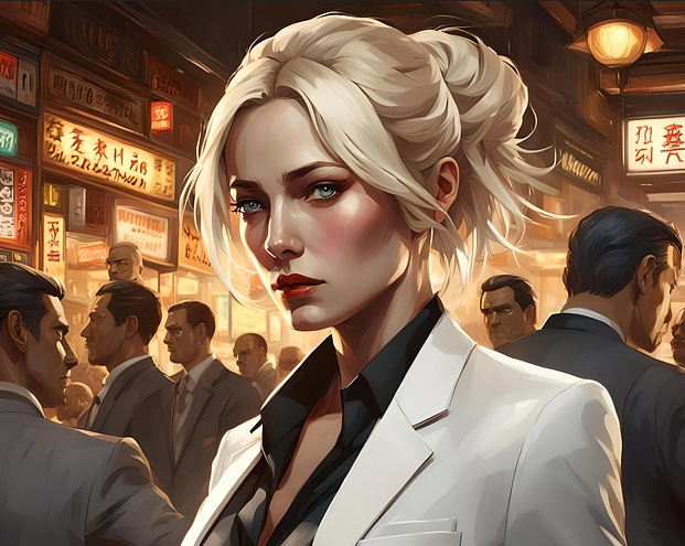 여자 탐정 사진