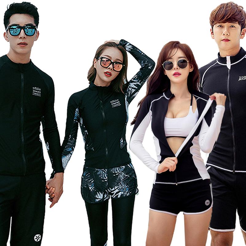 메이리앤 여성 래쉬가드 커플 래쉬가드세트 5종 워터레깅스 여자 수영복