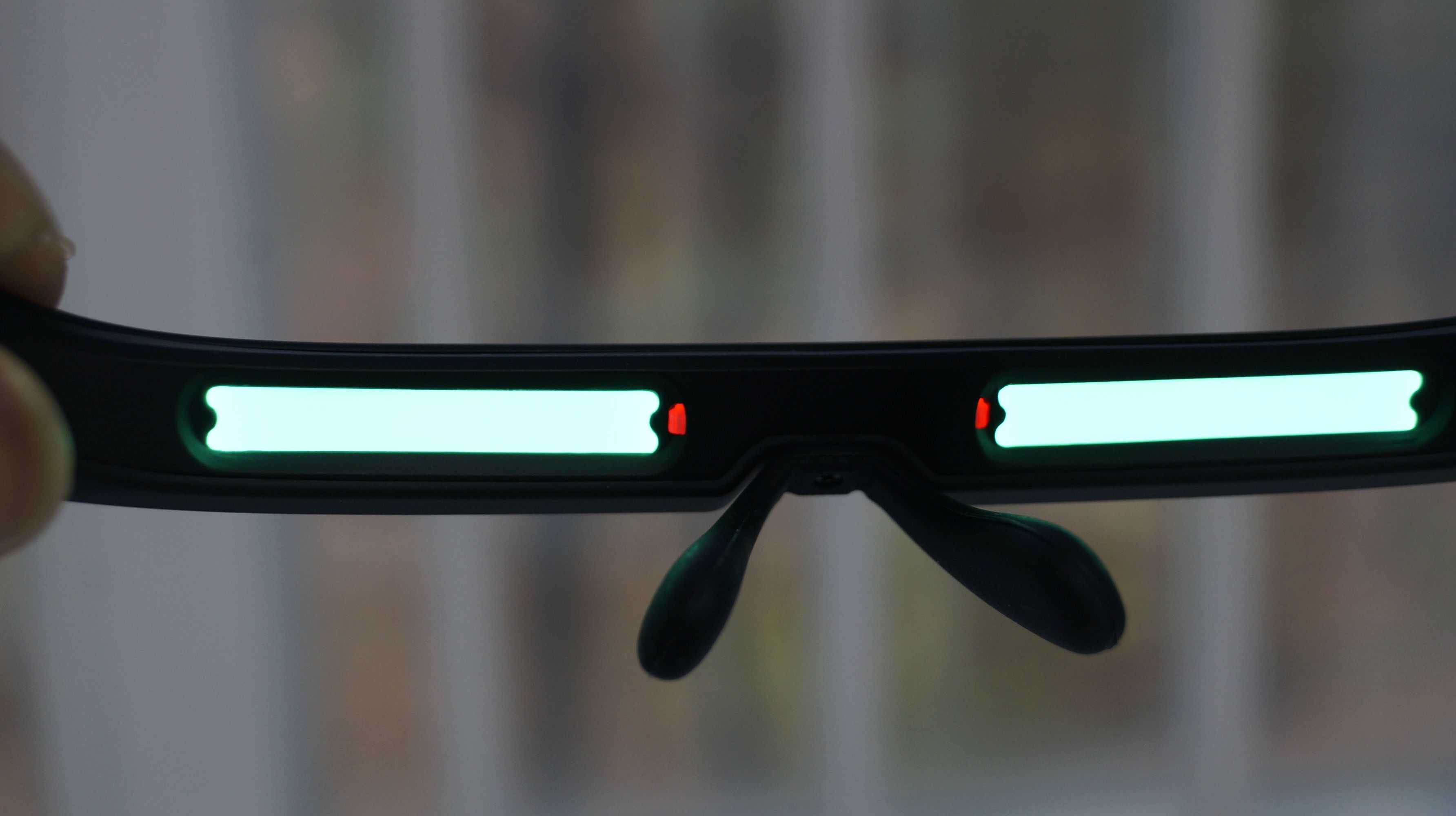 페가시 꿀잠수면안경 전원을 켰을때