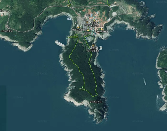 한려해상국립공원 우제봉 탐방로