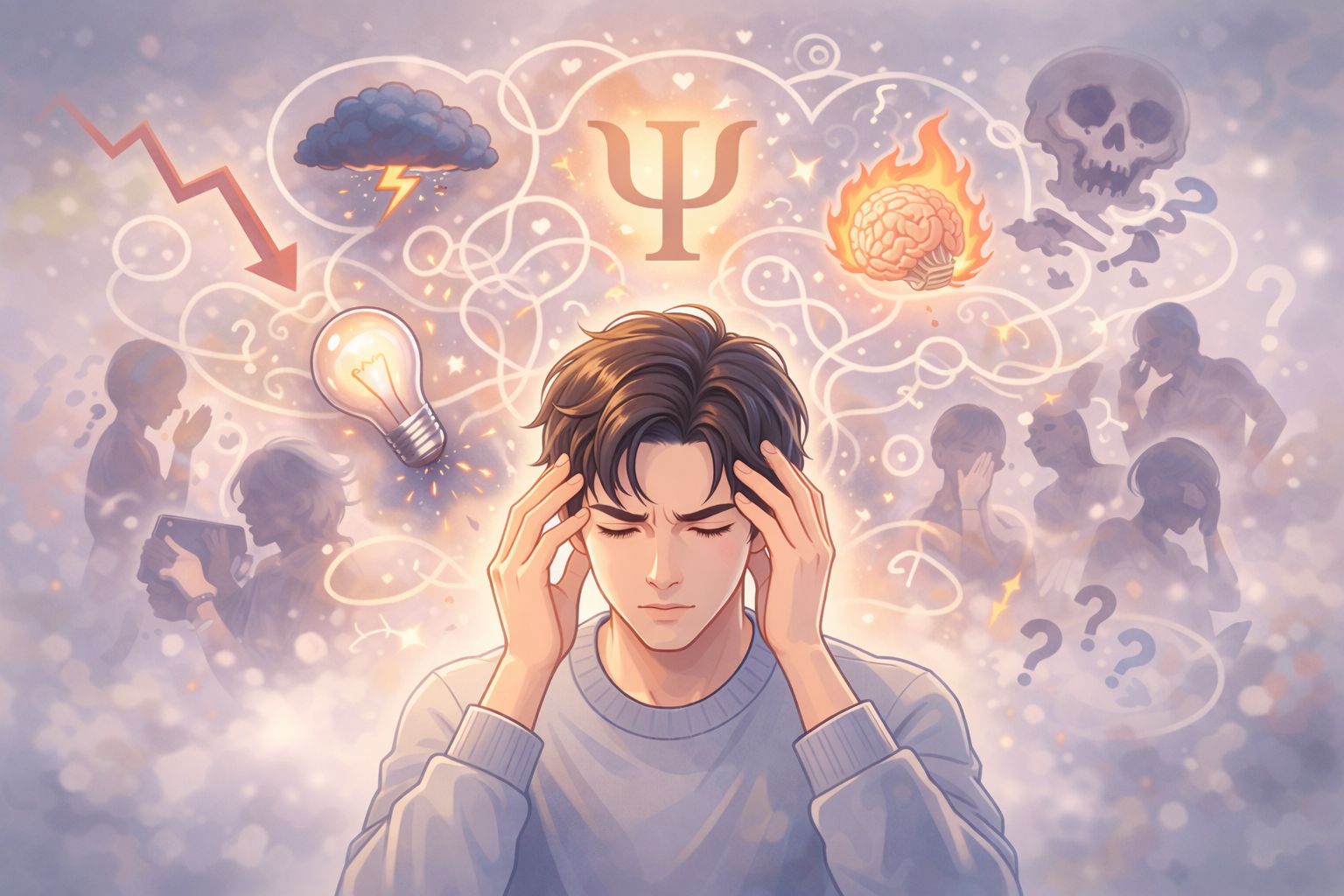 스트레스가 인간의 사고방식에 미치는 영향과 심리학적 해석 이미지