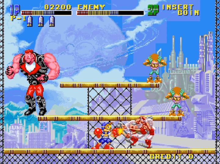 복싱-글러브를-착용하고-적들을-처치하는-화면