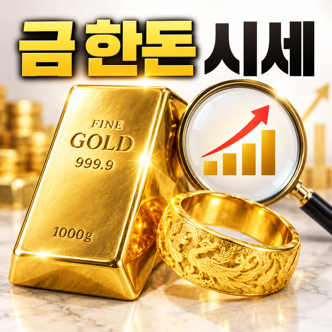 오늘 기준 금 한돈 시세 살때 가격 정확하게 확인하는 방법